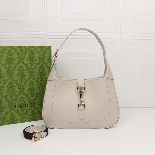 Small Shoulder Bag White Leather – Voxen